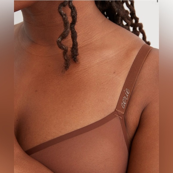 NWT Aerie SMOOTHEZ Mesh Unlined Bra Size 40D - Picture 14 of 14